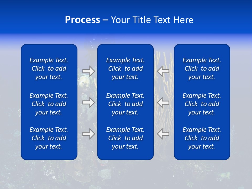Vacation Trip Seascape PowerPoint Template