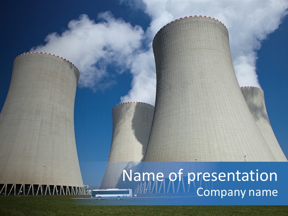 Tower Radioactivity Technology PowerPoint Template