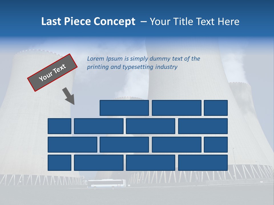 Tower Radioactivity Technology PowerPoint Template