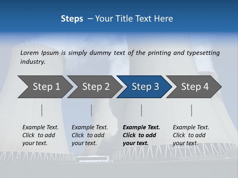 Tower Radioactivity Technology PowerPoint Template