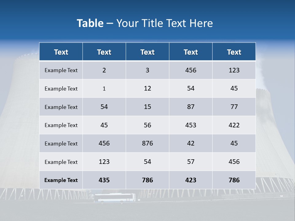 Tower Radioactivity Technology PowerPoint Template