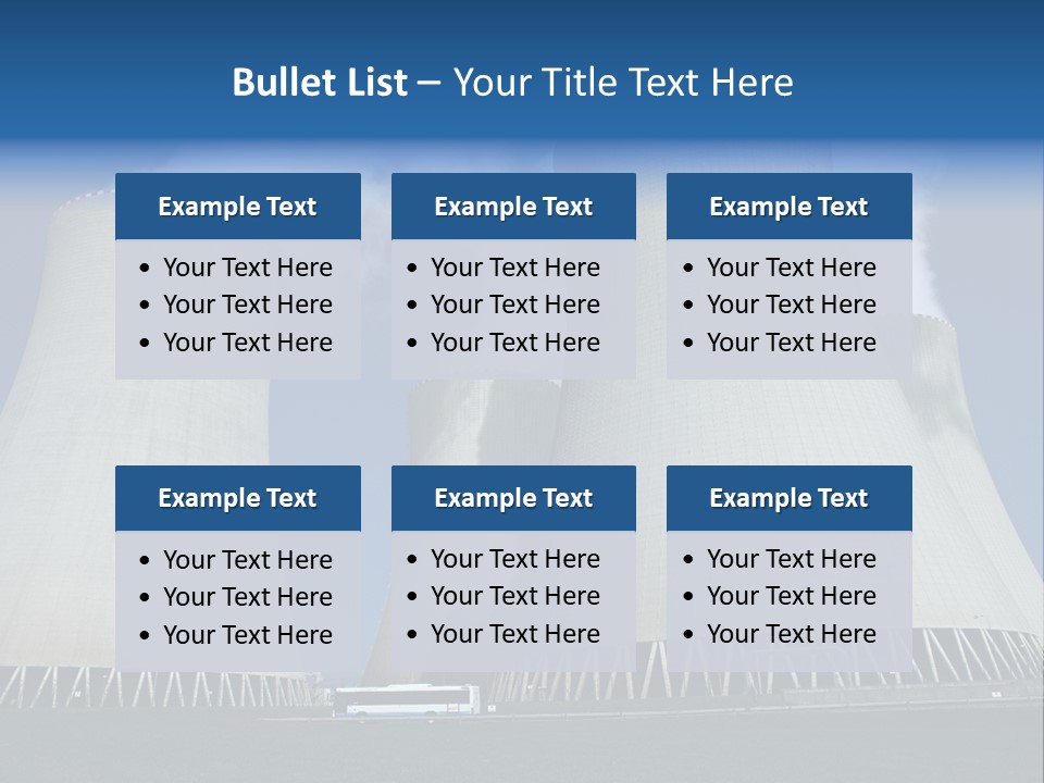Tower Radioactivity Technology PowerPoint Template