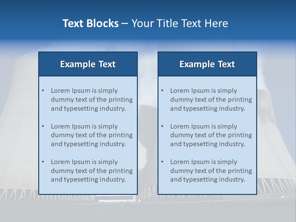 Tower Radioactivity Technology PowerPoint Template