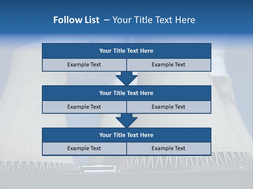 Tower Radioactivity Technology PowerPoint Template
