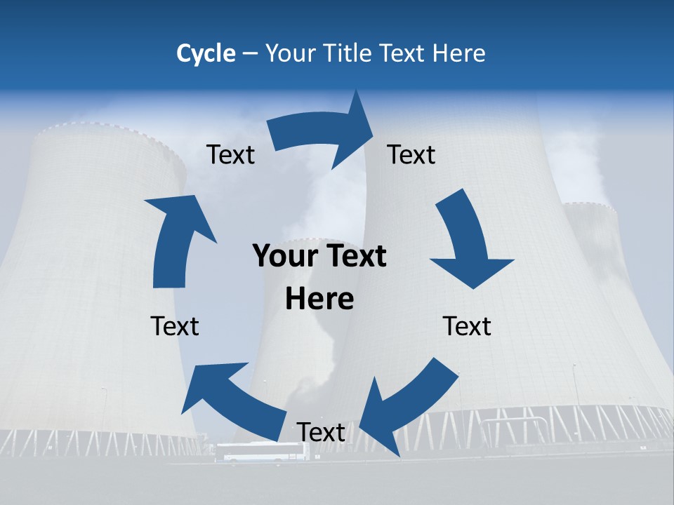Tower Radioactivity Technology PowerPoint Template