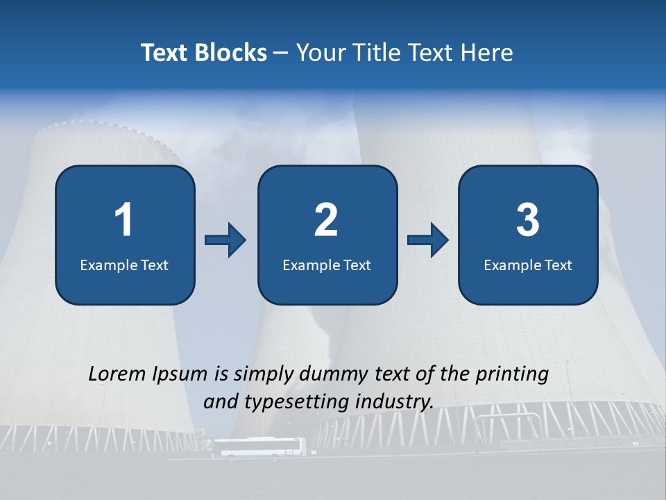 Tower Radioactivity Technology PowerPoint Template