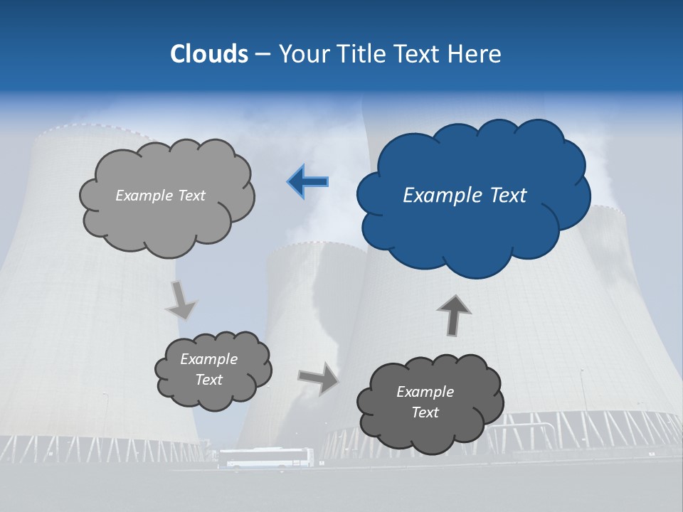 Tower Radioactivity Technology PowerPoint Template
