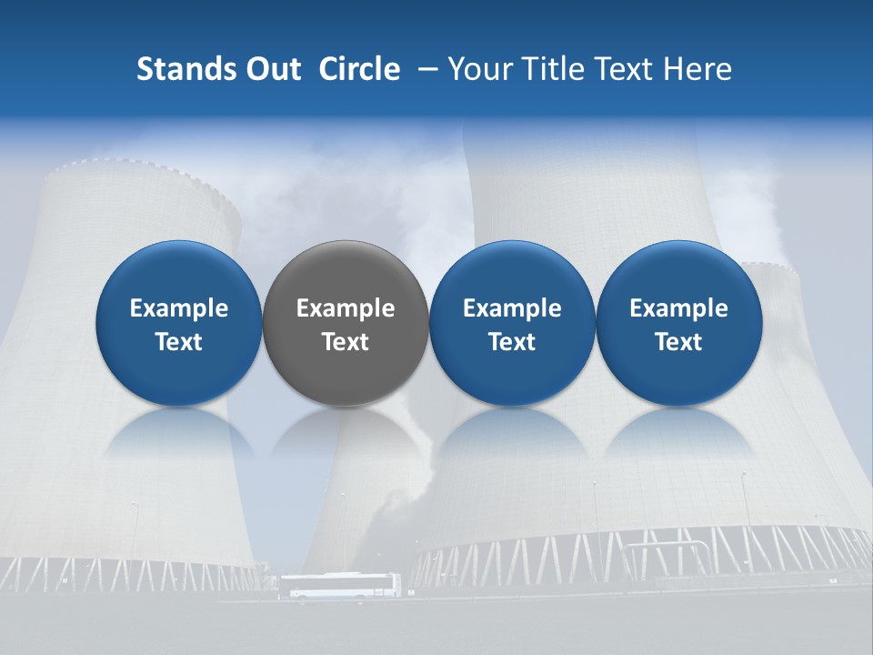 Tower Radioactivity Technology PowerPoint Template
