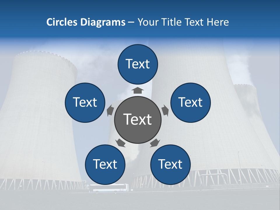Tower Radioactivity Technology PowerPoint Template