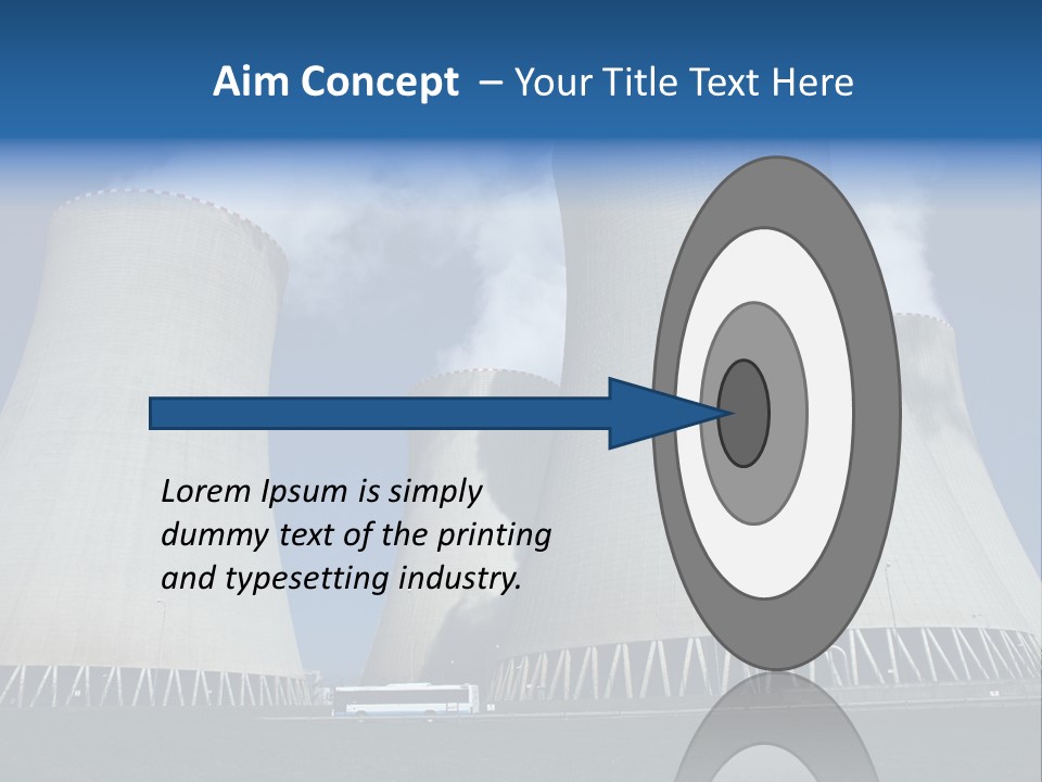 Tower Radioactivity Technology PowerPoint Template