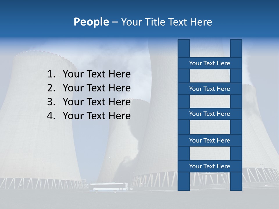 Tower Radioactivity Technology PowerPoint Template