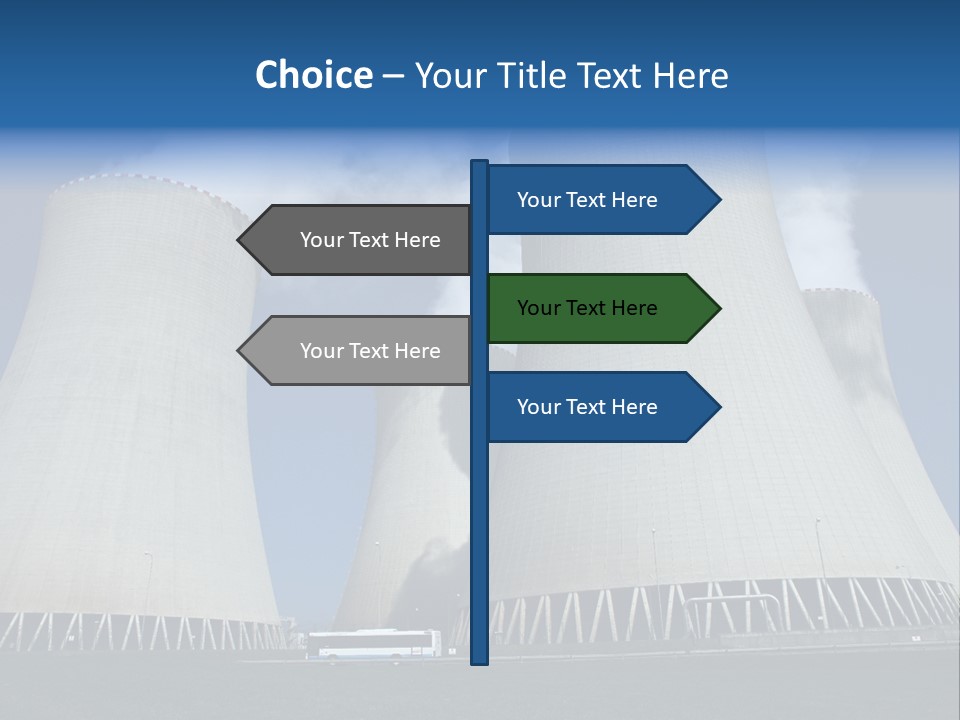Tower Radioactivity Technology PowerPoint Template