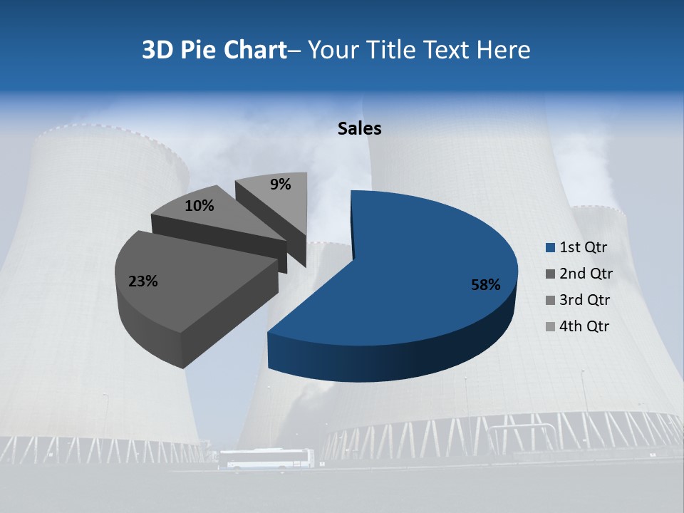 Tower Radioactivity Technology PowerPoint Template