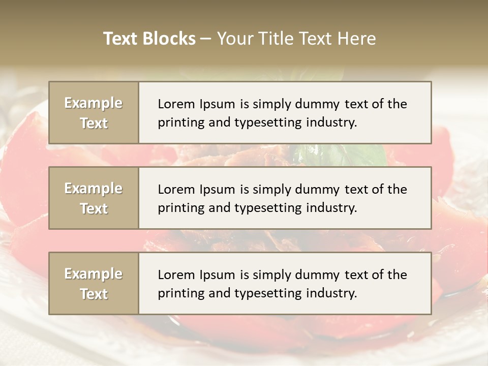 Vegetable Nutrition Fine PowerPoint Template