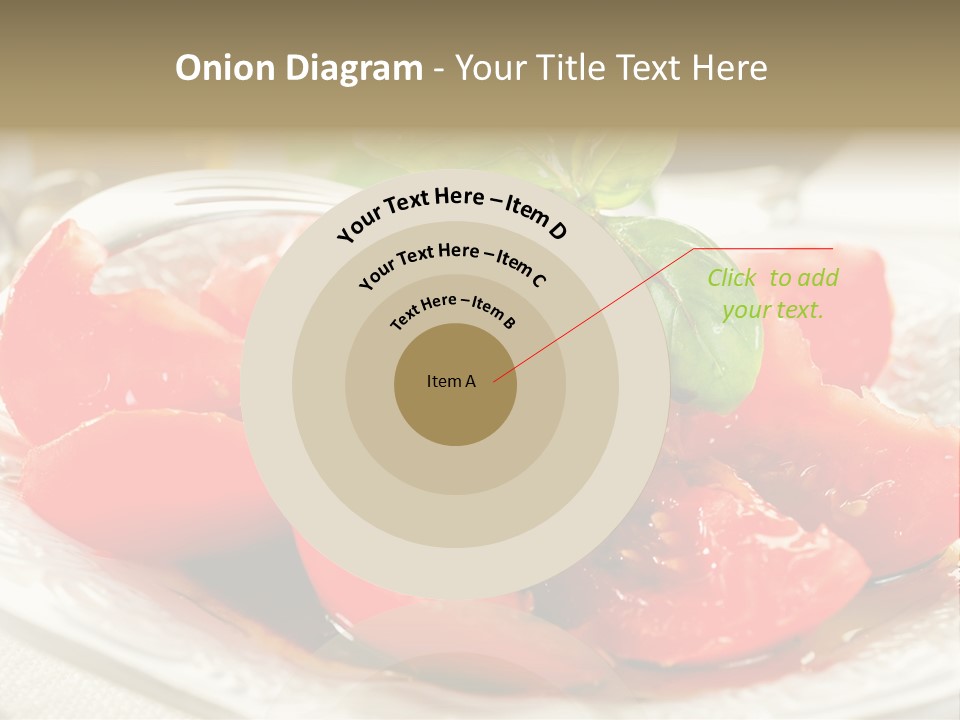 Vegetable Nutrition Fine PowerPoint Template