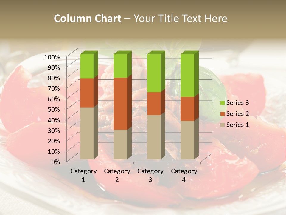 Vegetable Nutrition Fine PowerPoint Template