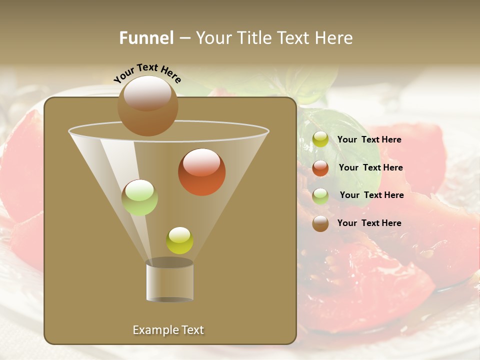 Vegetable Nutrition Fine PowerPoint Template