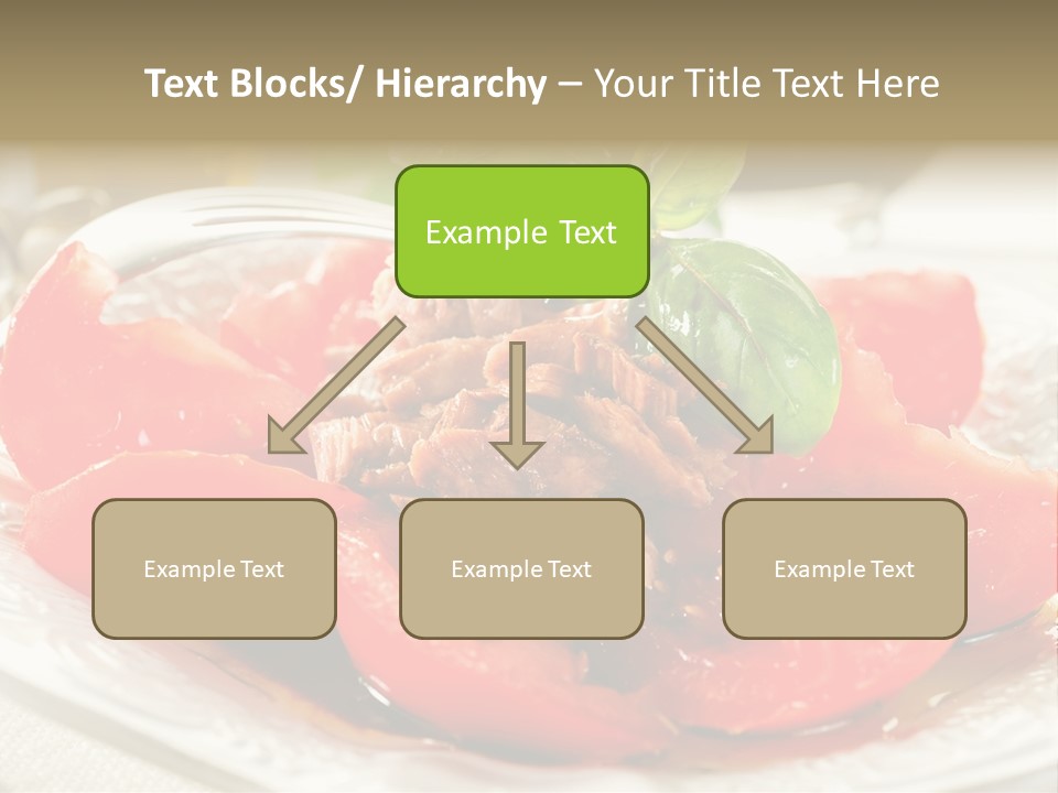 Vegetable Nutrition Fine PowerPoint Template