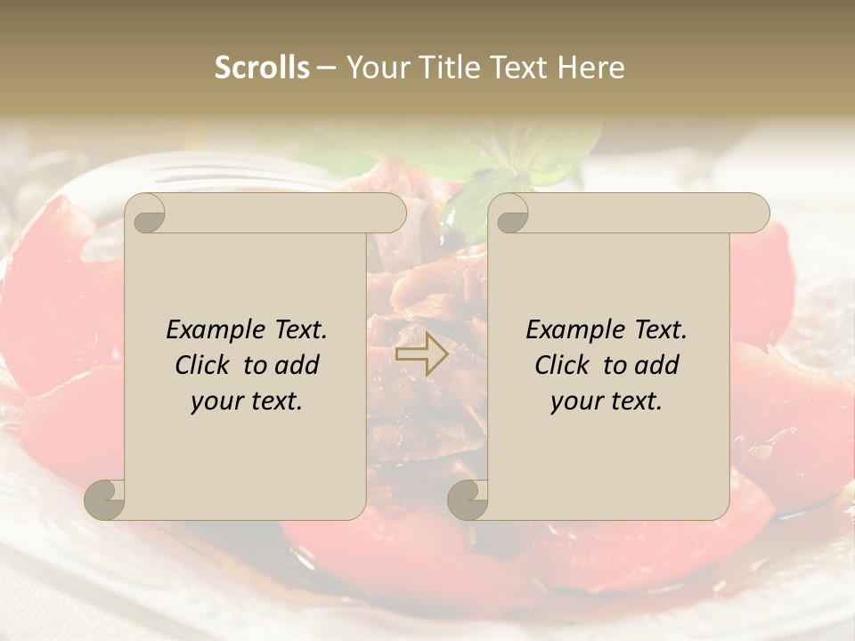 Vegetable Nutrition Fine PowerPoint Template