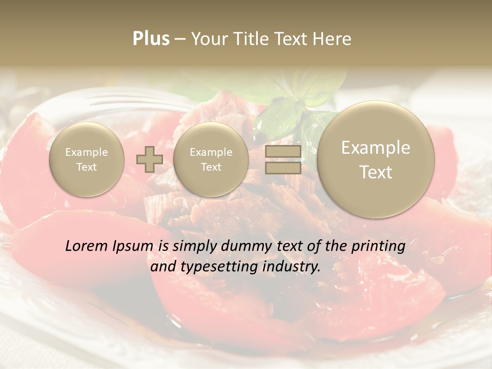 Vegetable Nutrition Fine PowerPoint Template