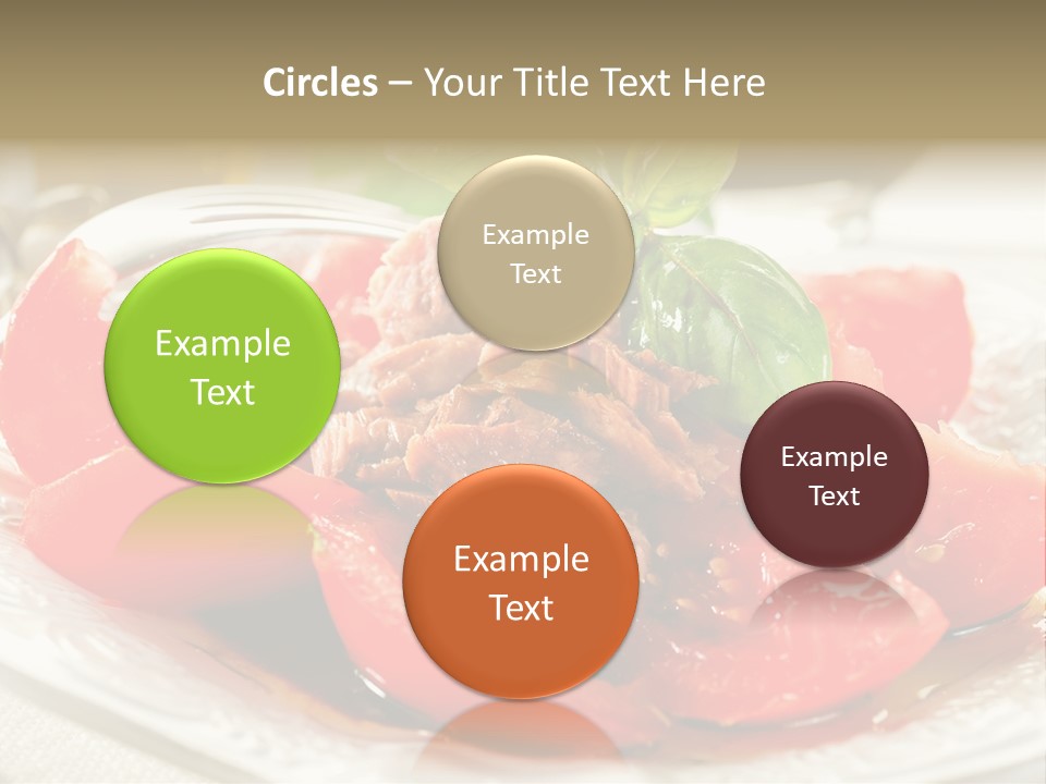 Vegetable Nutrition Fine PowerPoint Template