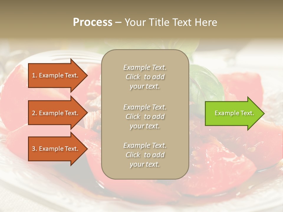 Vegetable Nutrition Fine PowerPoint Template