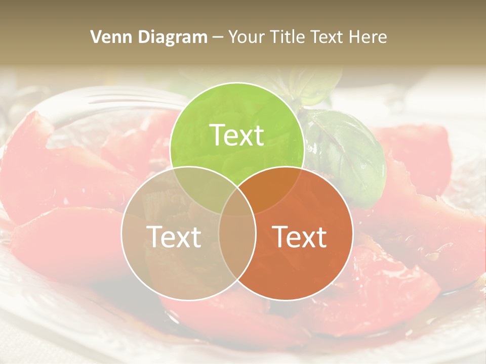 Vegetable Nutrition Fine PowerPoint Template