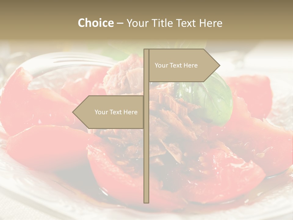 Vegetable Nutrition Fine PowerPoint Template