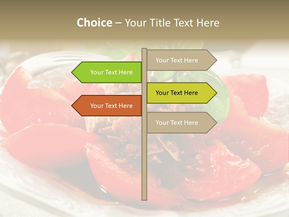 Vegetable Nutrition Fine PowerPoint Template