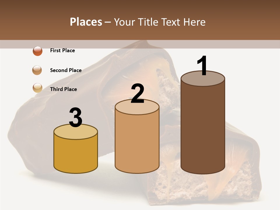 Caramel Treat Sliced PowerPoint Template