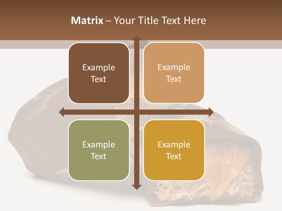 Caramel Treat Sliced PowerPoint Template