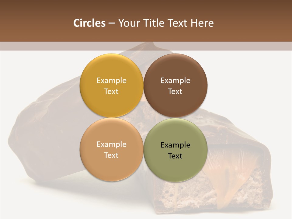 Caramel Treat Sliced PowerPoint Template