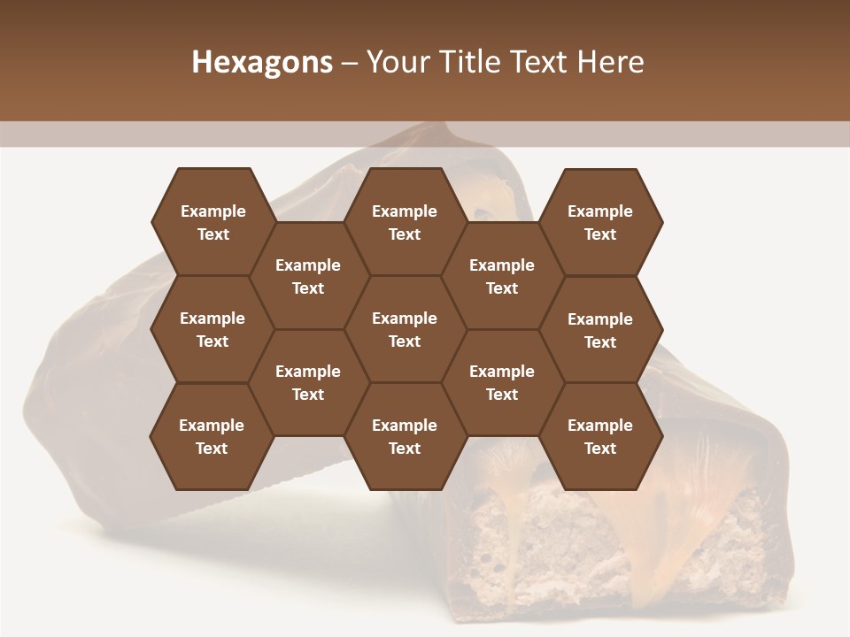 Caramel Treat Sliced PowerPoint Template