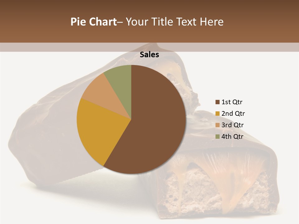 Caramel Treat Sliced PowerPoint Template