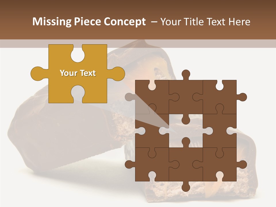 Caramel Treat Sliced PowerPoint Template