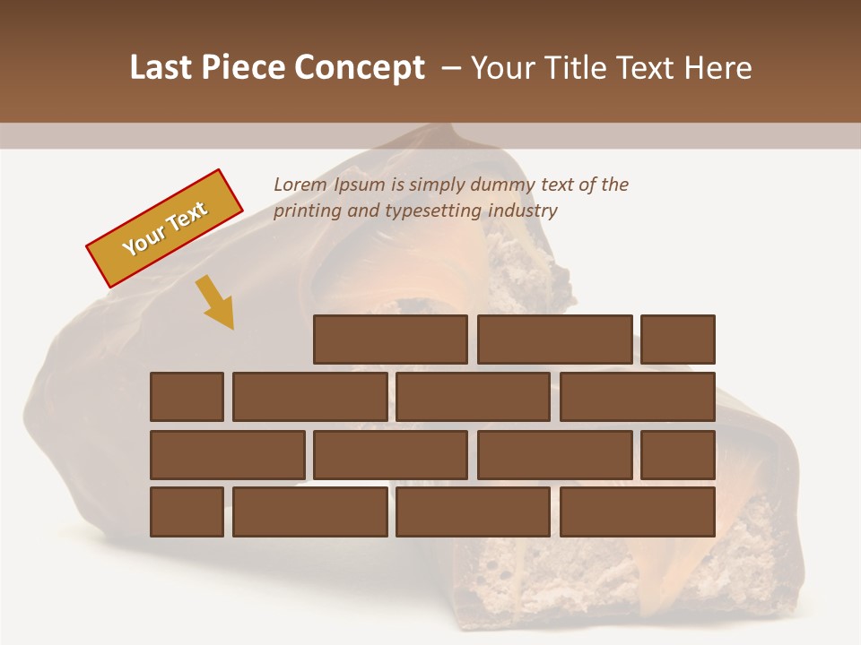 Caramel Treat Sliced PowerPoint Template