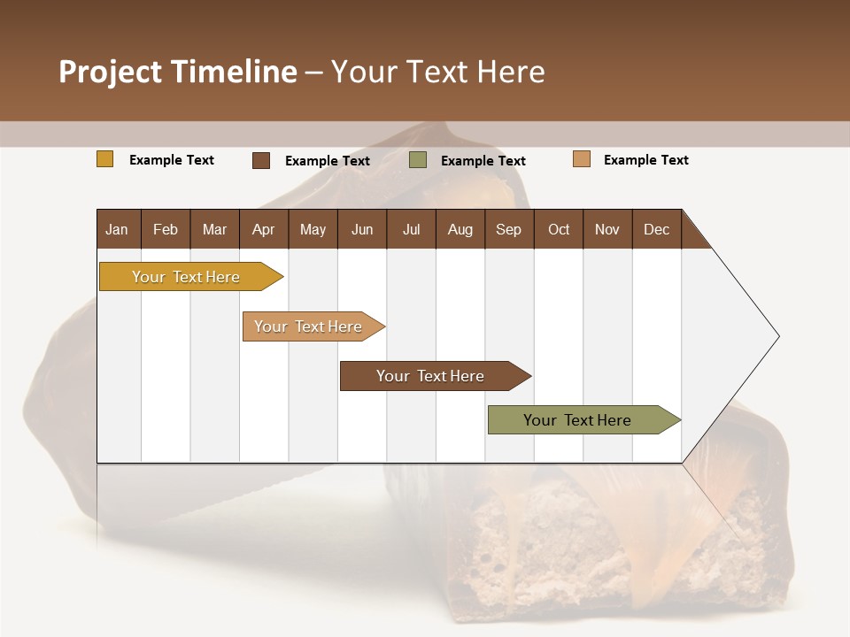Caramel Treat Sliced PowerPoint Template