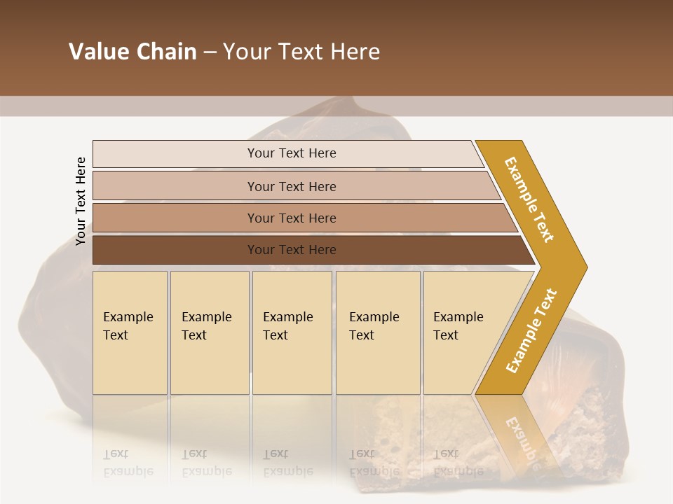 Caramel Treat Sliced PowerPoint Template