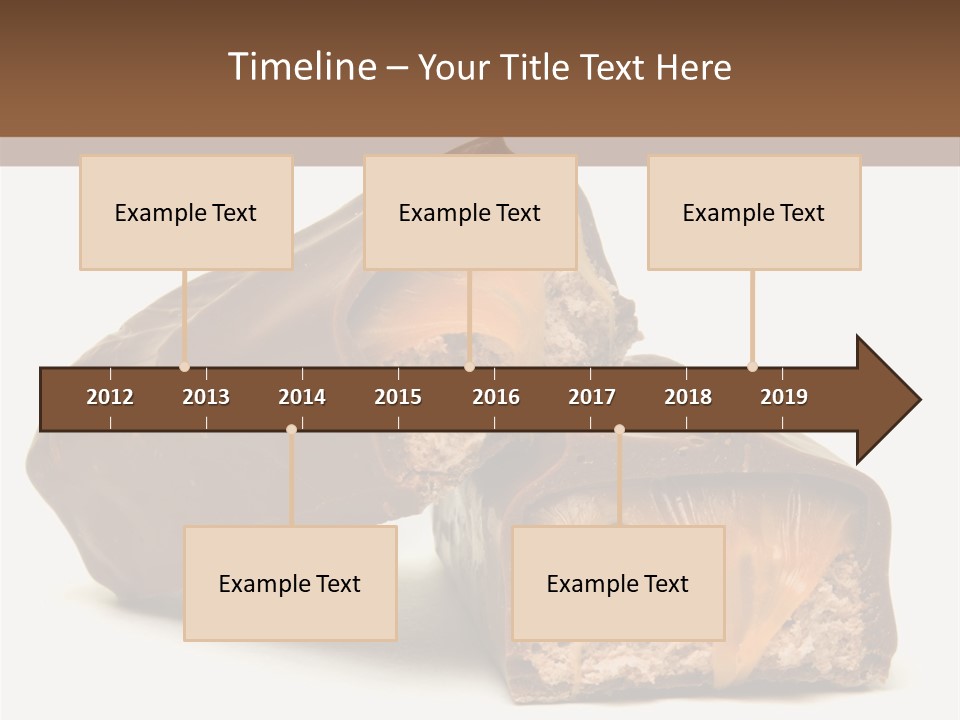 Caramel Treat Sliced PowerPoint Template