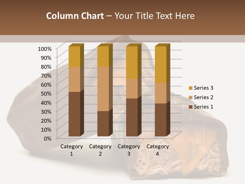 Caramel Treat Sliced PowerPoint Template