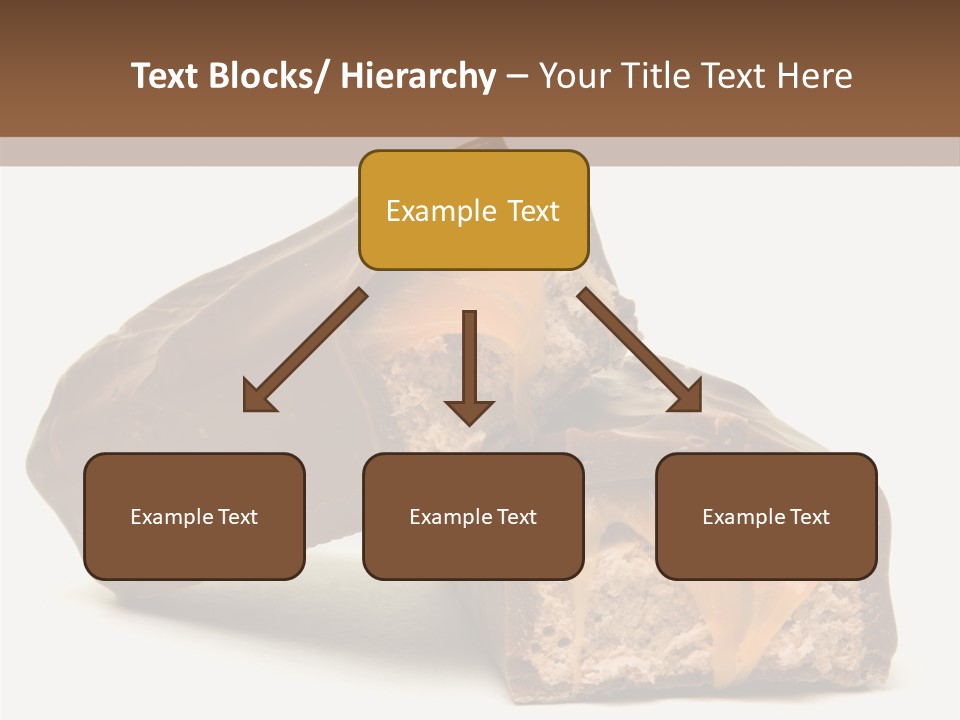 Caramel Treat Sliced PowerPoint Template