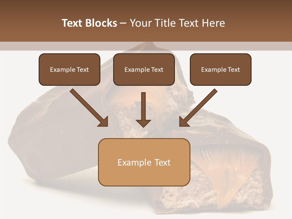 Caramel Treat Sliced PowerPoint Template