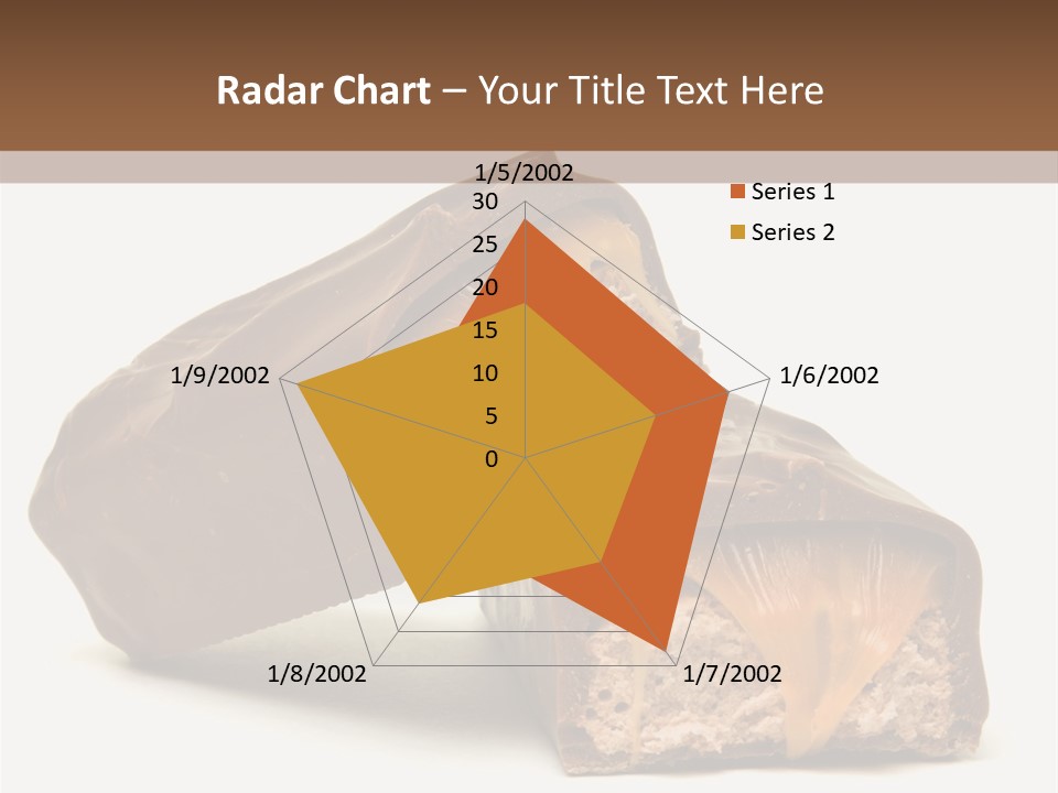 Caramel Treat Sliced PowerPoint Template