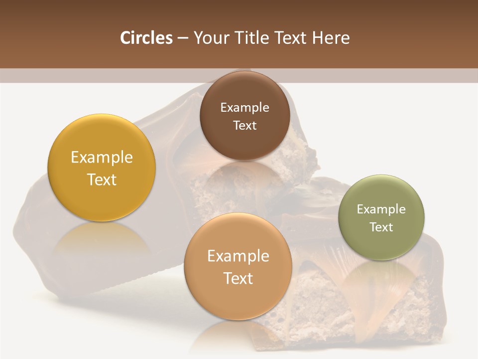 Caramel Treat Sliced PowerPoint Template