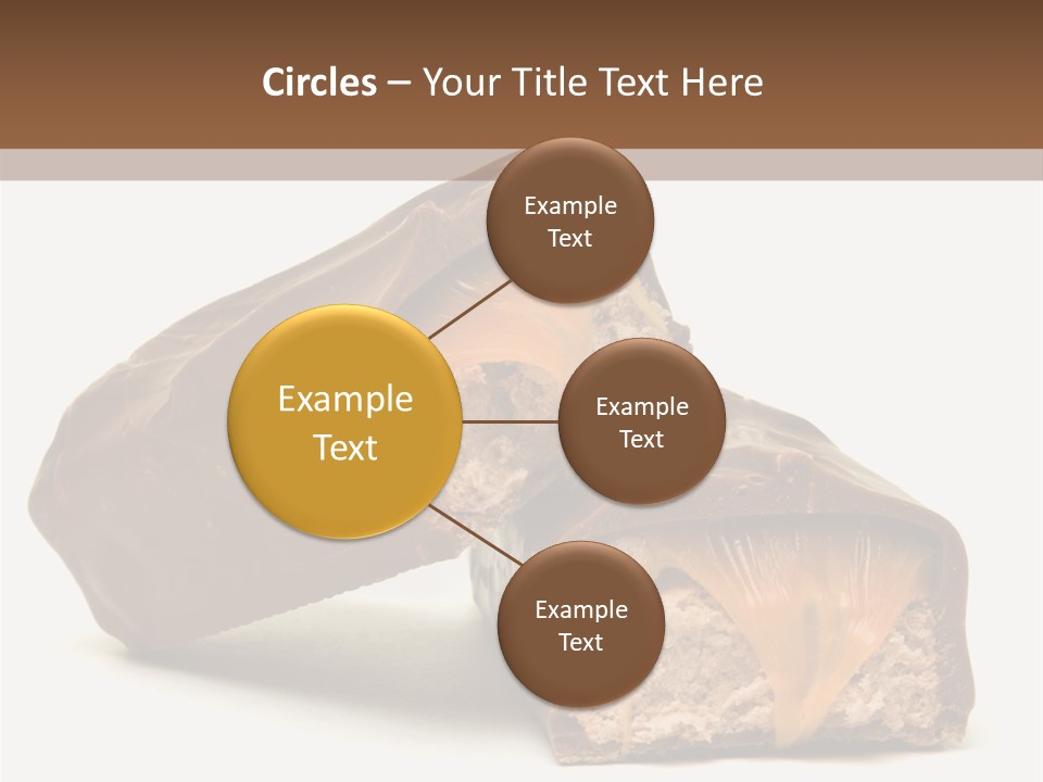 Caramel Treat Sliced PowerPoint Template