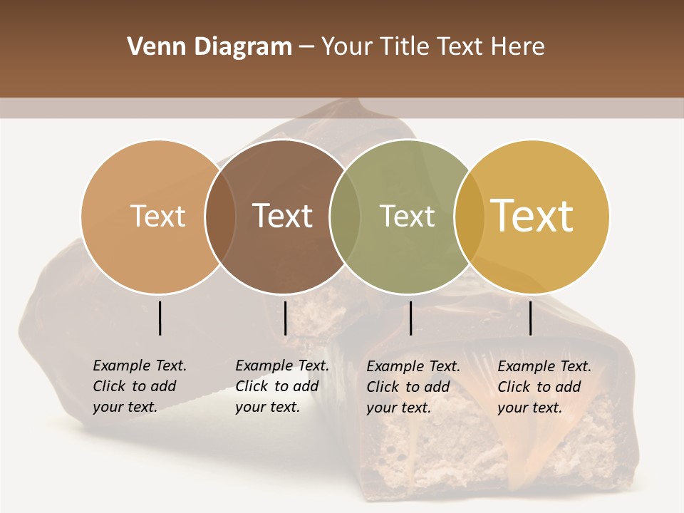 Caramel Treat Sliced PowerPoint Template