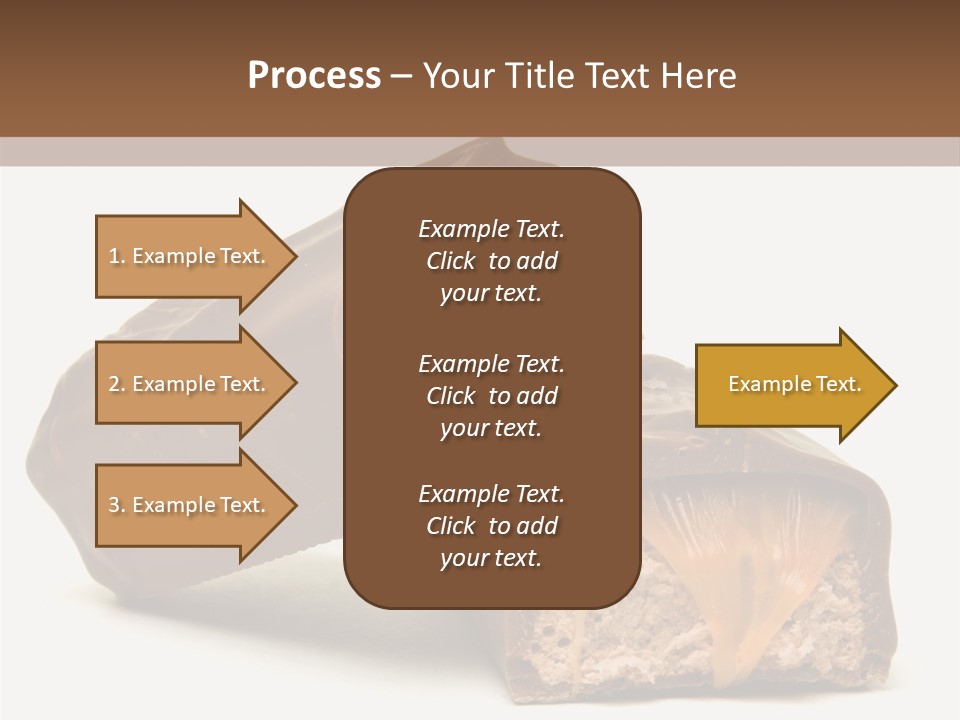 Caramel Treat Sliced PowerPoint Template