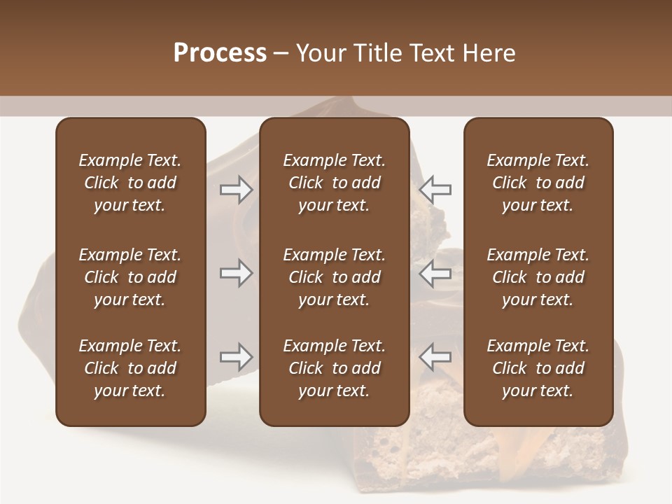 Caramel Treat Sliced PowerPoint Template