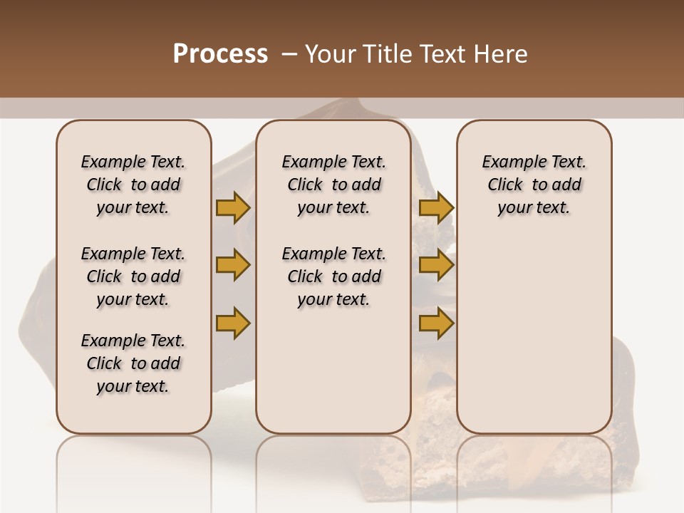 Caramel Treat Sliced PowerPoint Template