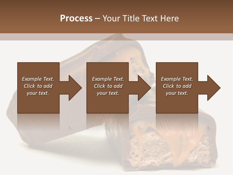 Caramel Treat Sliced PowerPoint Template